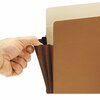 Smead Pocket Folder End Tab, 5.25" Expansion, Brown, PK10, Size: Legal 74691